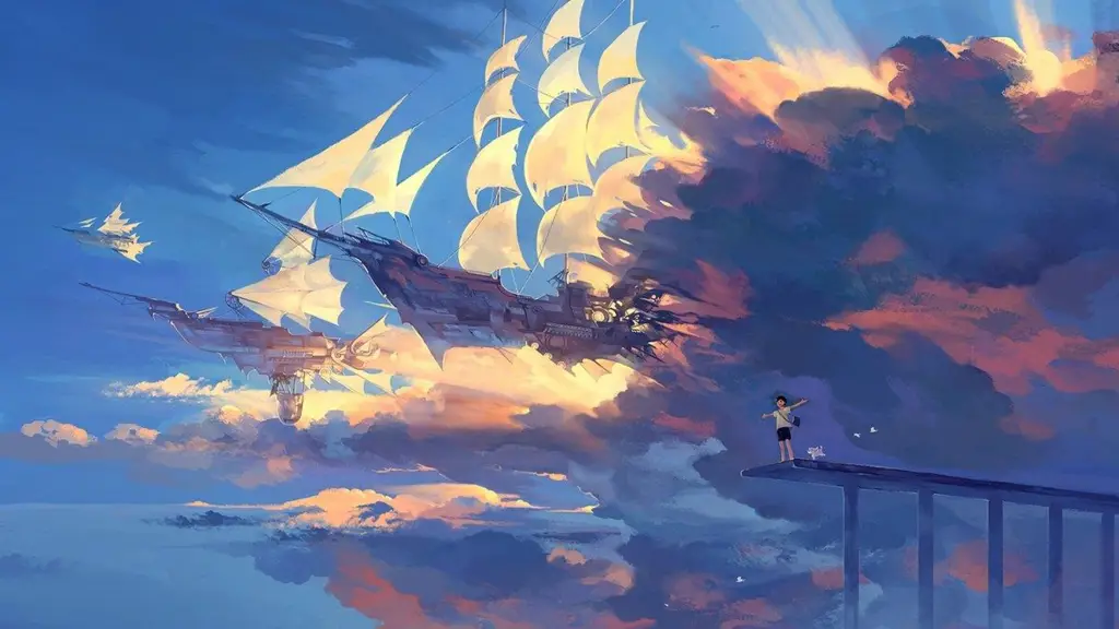 Keindahan Dunia Lain dalam Anime Isekai Pemandangan indah dari anime isekai