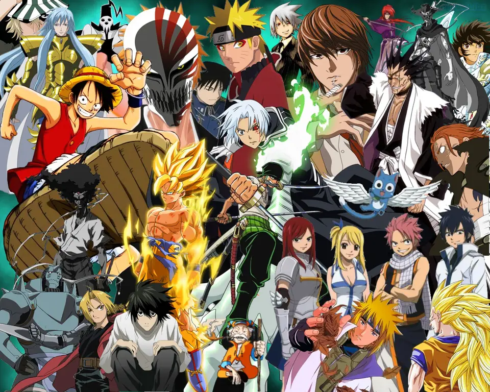 Karakter-karakter anime favorit keluarga Berbagai karakter anime