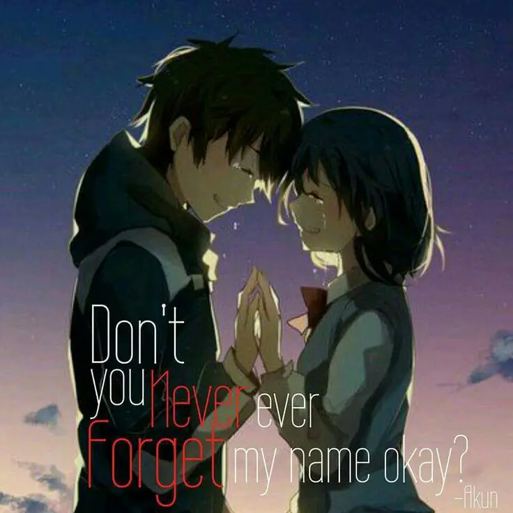 Momen Romantis dalam Segitiga Cinta Adegan romantis anime yang memperlihatkan segitiga cinta