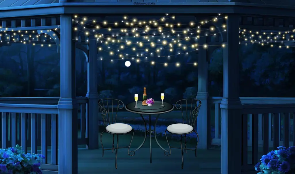 Pemandangan indah yang menambah kesan romantis Pemandangan anime romantis