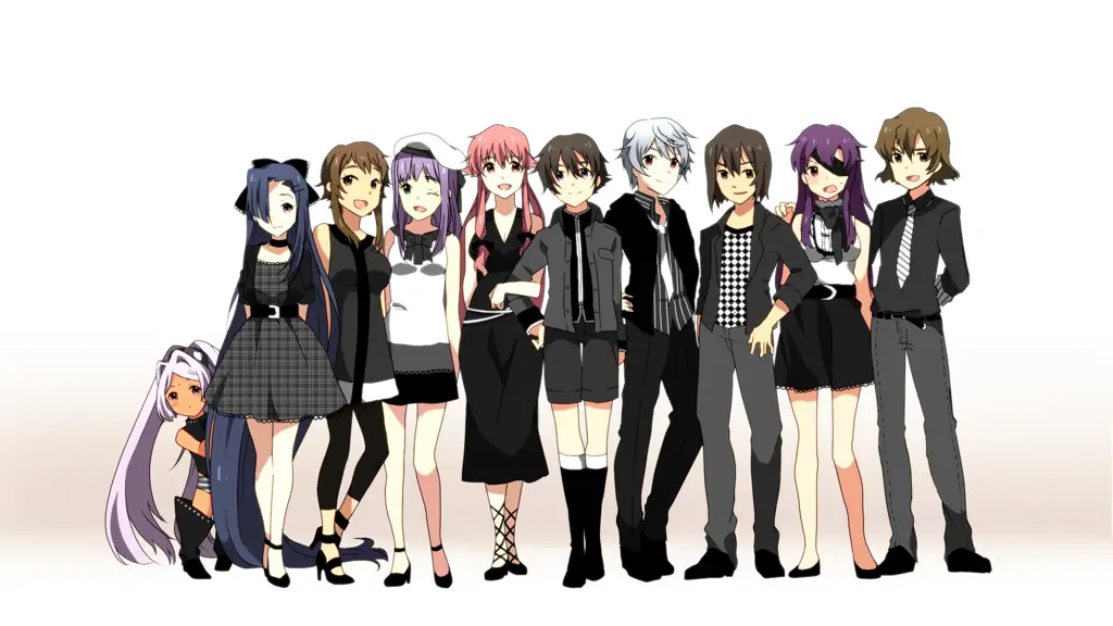 Gambar promosi Mirai Nikki