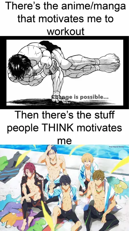 Adegan Motivasi dari Anime Olahraga Gambar adegan motivasi dari anime olahraga