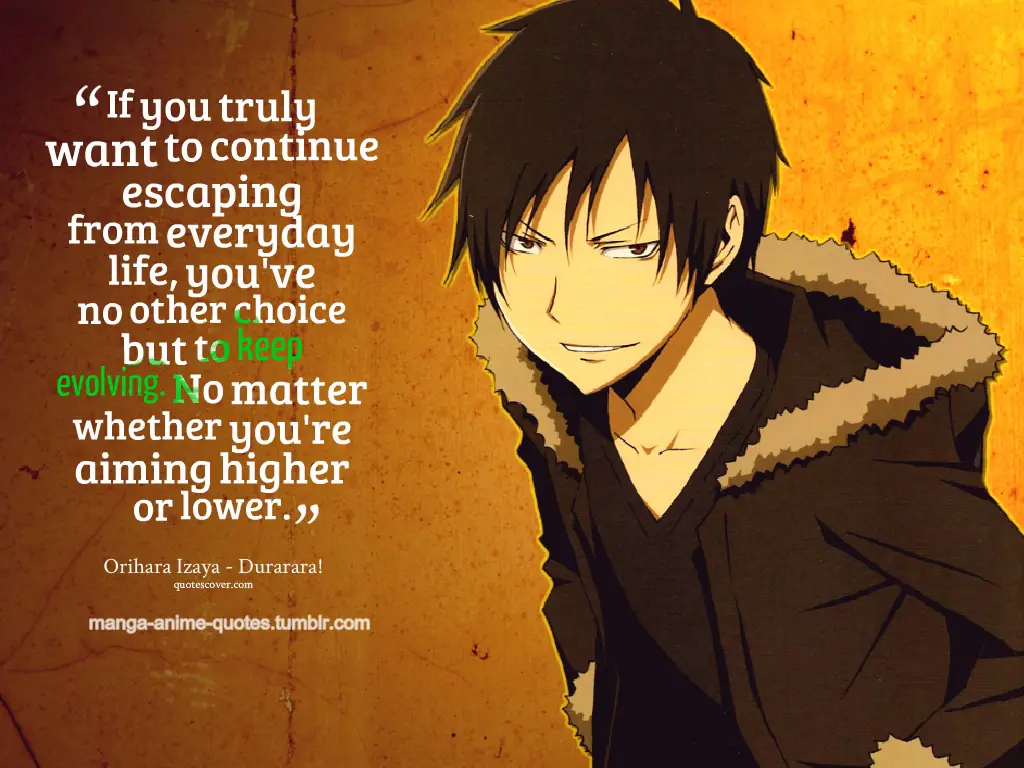 Kutipan motivasi dari anime Gambar kutipan motivasi dari anime