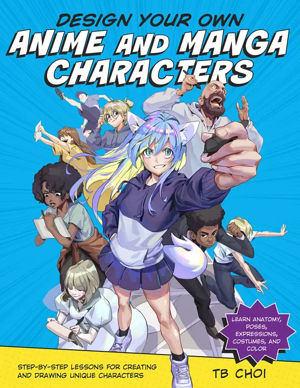 Desain Karakter Anime yang Unik dan Menarik Ilustrasi karakter anime dengan desain yang unik