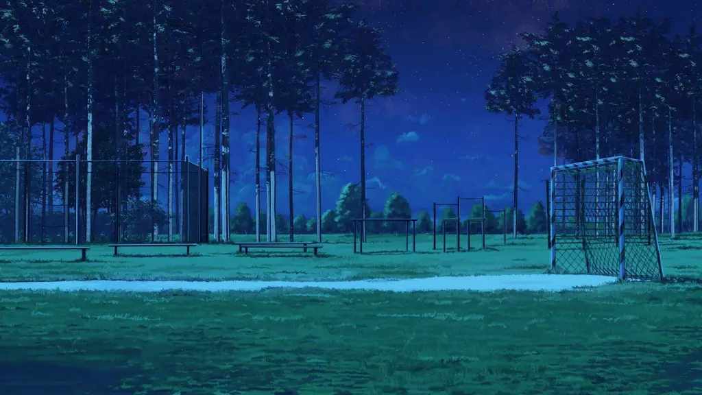 Menyegarkan Pikiran Gambar pemandangan anime yang tenang dan menenangkan
