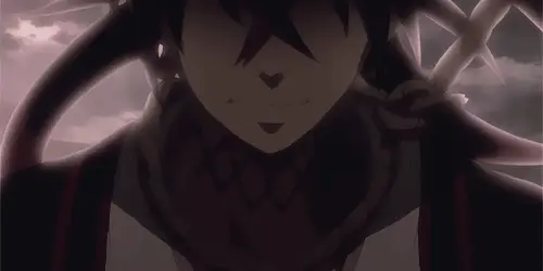 Adegan anime yang menggambarkan keberanian dan pengorbanan