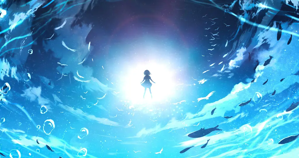 Seni anime abstrak yang unik dan menarik Seni abstrak anime