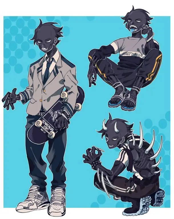 Desain Karakter Anime yang Unik dan Menarik Gambar desain karakter anime yang unik dan menarik