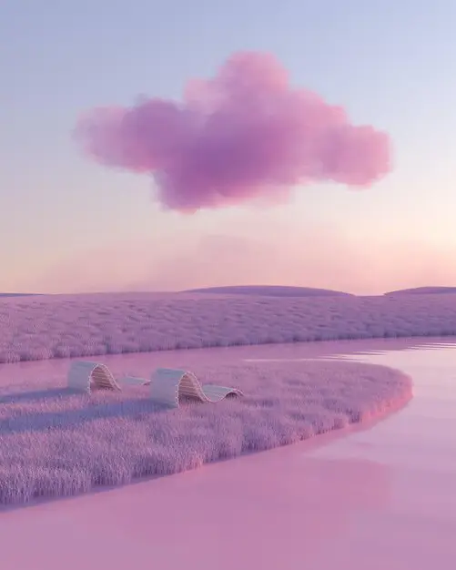 Pemandangan Anime yang Menakjubkan Pemandangan surealis dalam anime