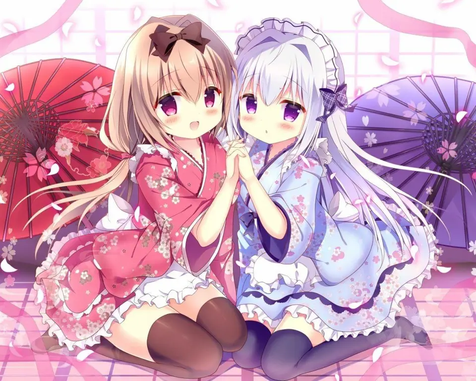 Persahabatan di dunia anime Gambar beberapa karakter anime anak yang sedang bermain bersama