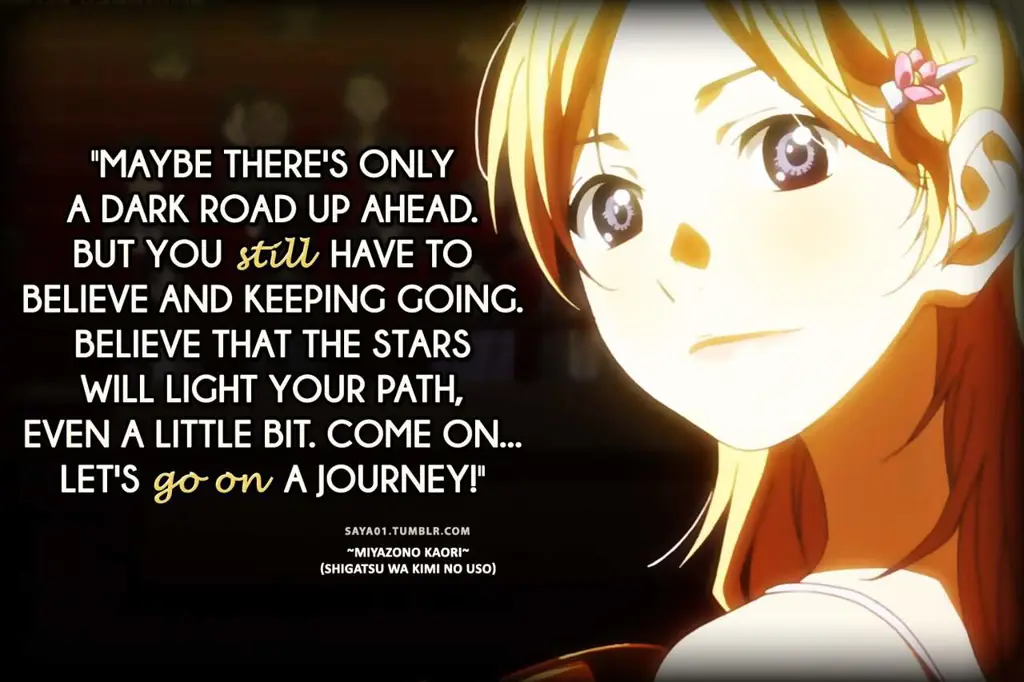 Anime bisa menjadi sumber motivasi Gambar adegan anime yang memotivasi