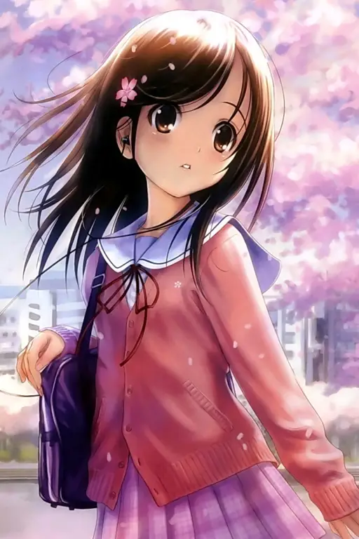 Karakter Anime Lucu untuk Anak SD Gambar karakter anime yang lucu dan menggemaskan
