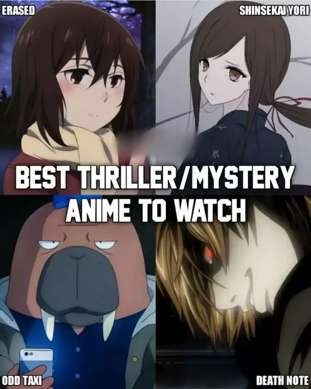 Gambar anime misteri dan thriller