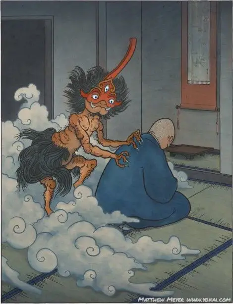 Makhluk mitologi Jepang dalam anime