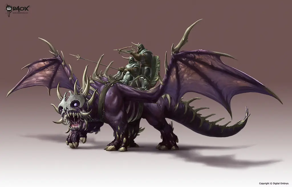 Kemegahan Warbeast Gambar warbeast yang megah dan mengesankan