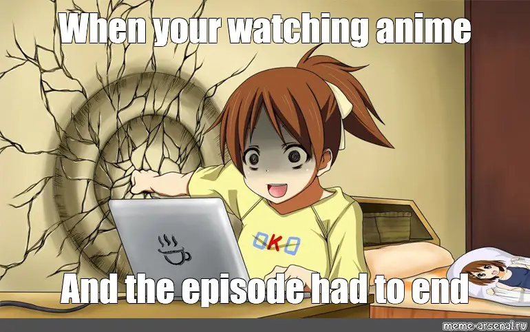 Menikmati Anime Gambar orang menonton anime