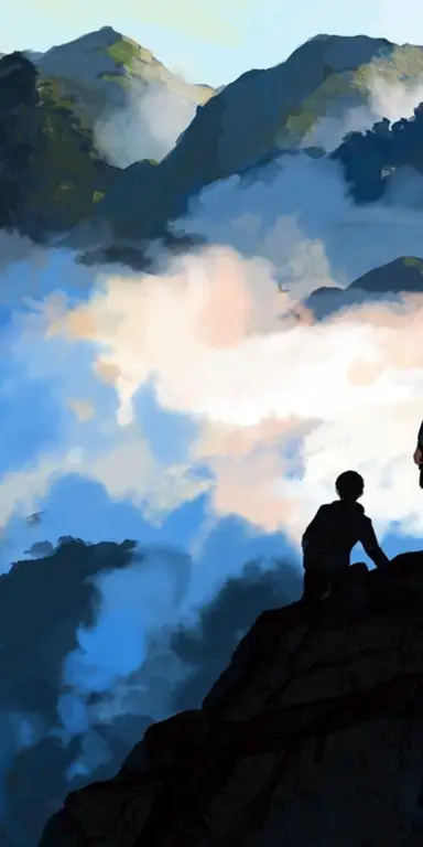Pemandangan yang mendukung kisah cinta dalam anime Pemandangan anime romantis