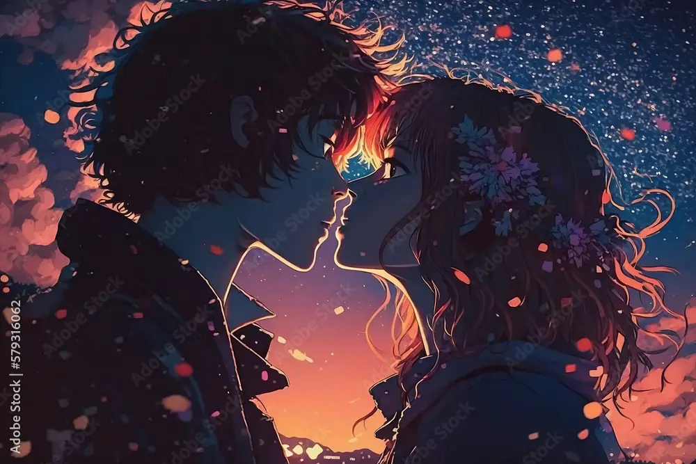 Pasangan Anime Romantis Gambar pasangan anime yang romantis