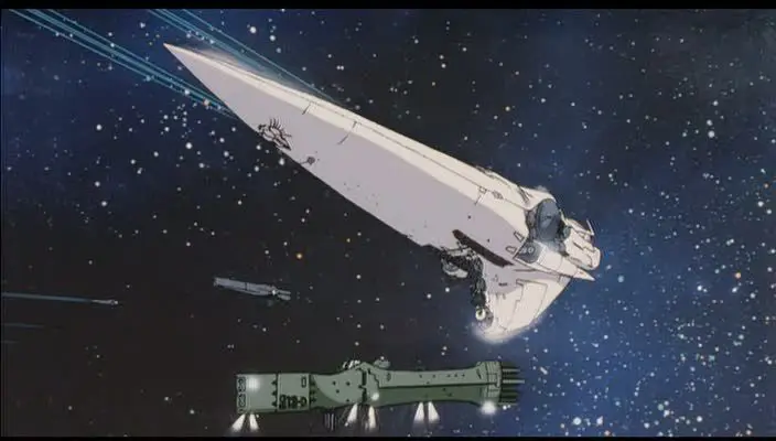 Pertempuran luar angkasa dalam anime Legend of the Galactic Heroes