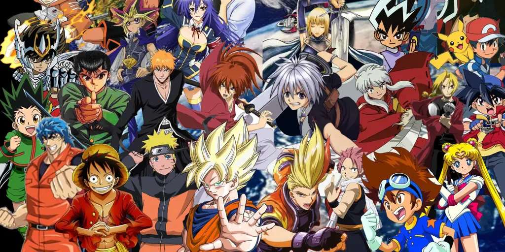 Karakter-karakter ikonik dari anime Winter 2012 Gambar berbagai karakter anime dari rekomendasi