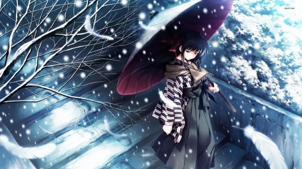 Anime Terbaik Musim Dingin 2015 Potongan gambar dari berbagai anime terbaik musim dingin 2015