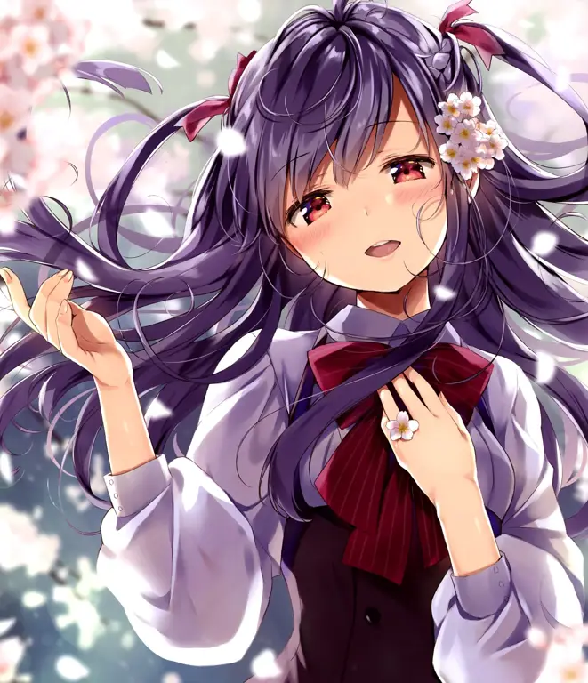 Karakter Anime Favorit Gambar gadis anime yang imut