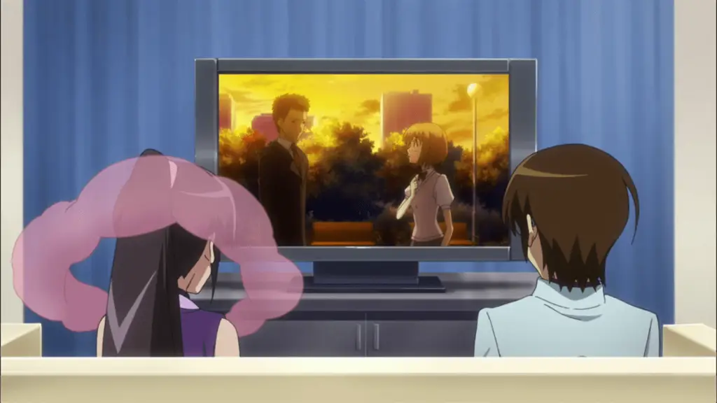 Menonton anime bersama teman akan lebih seru Gambar orang-orang menonton anime bersama