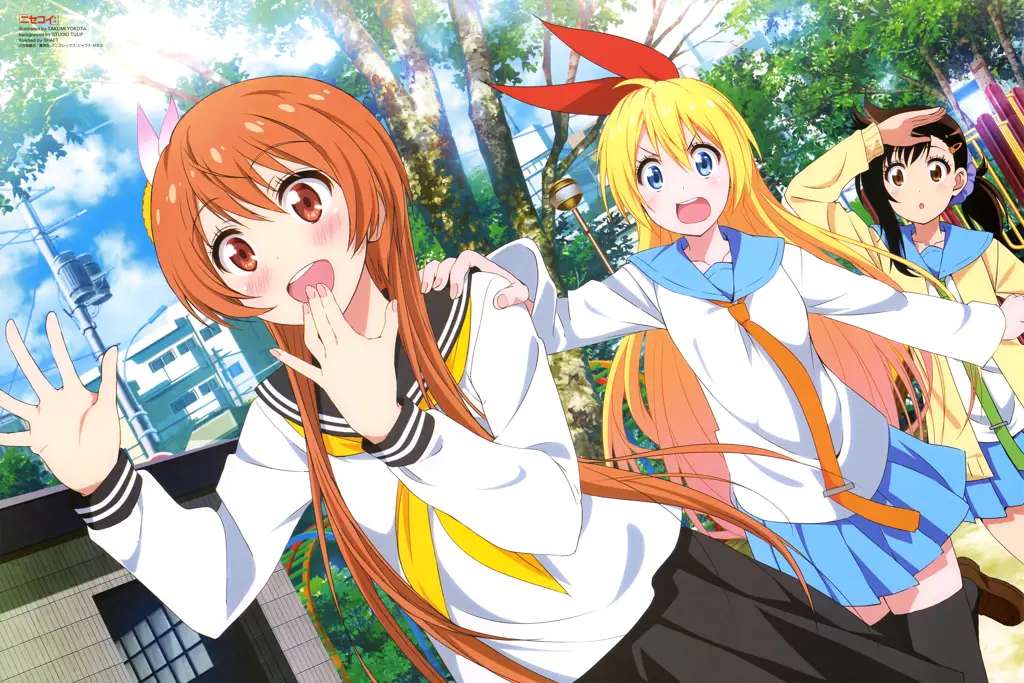 Adegan Menarik dari Nisekoi Gambar adegan-adegan menarik dari anime Nisekoi
