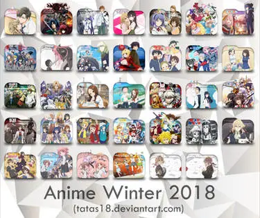 Anime-anime terbaik musim dingin 2018 Gambar anime musim dingin 2018 yang menarik