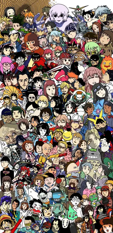 Karakter anime favorit Berbagai karakter anime