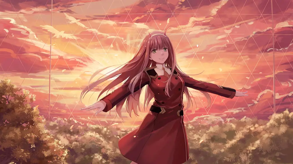 Darling in the Franxx: Aksi dan Romansa yang Menawan Gambar cuplikan anime Darling in the Franxx