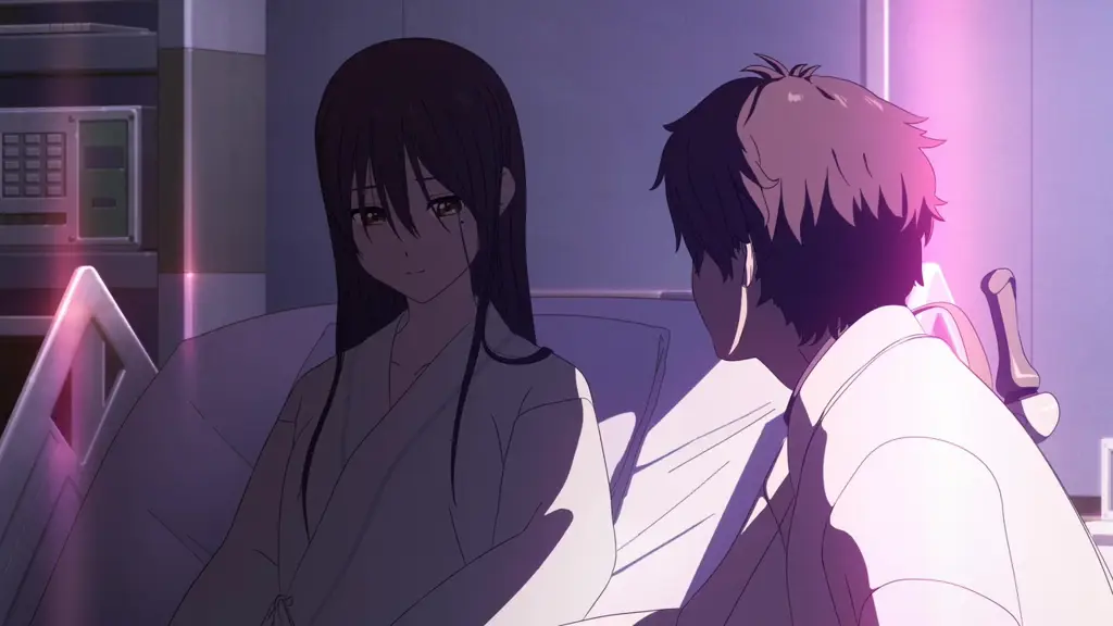 Suasana Romantis di Festival Sekolah Adegan romantis festival sekolah anime