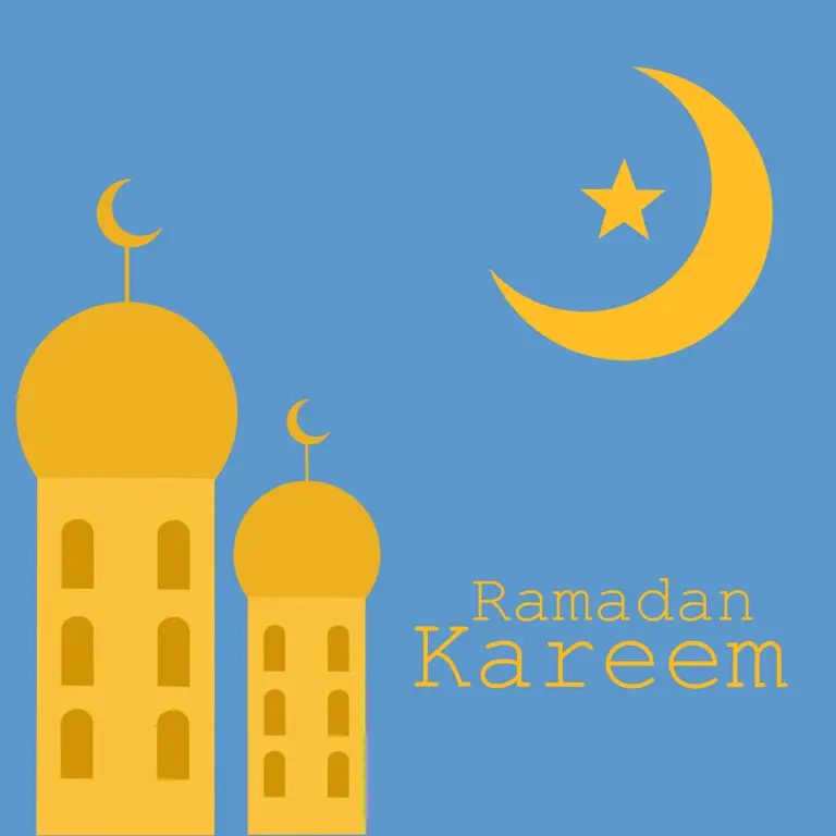 Selamat Menjalankan Ibadah Puasa Ilustrasi gambar ucapan selamat bulan Ramadan