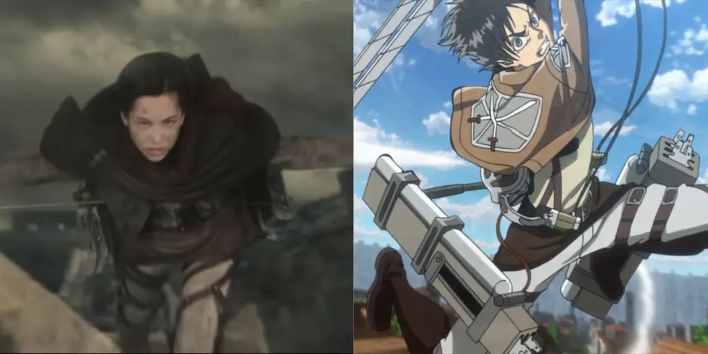 Perbandingan Anime dan Live Action Attack on Titan Perbandingan Attack on Titan anime dan live action