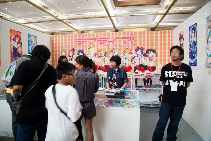 Festival sekolah anime yang meriah Festival sekolah anime yang meriah