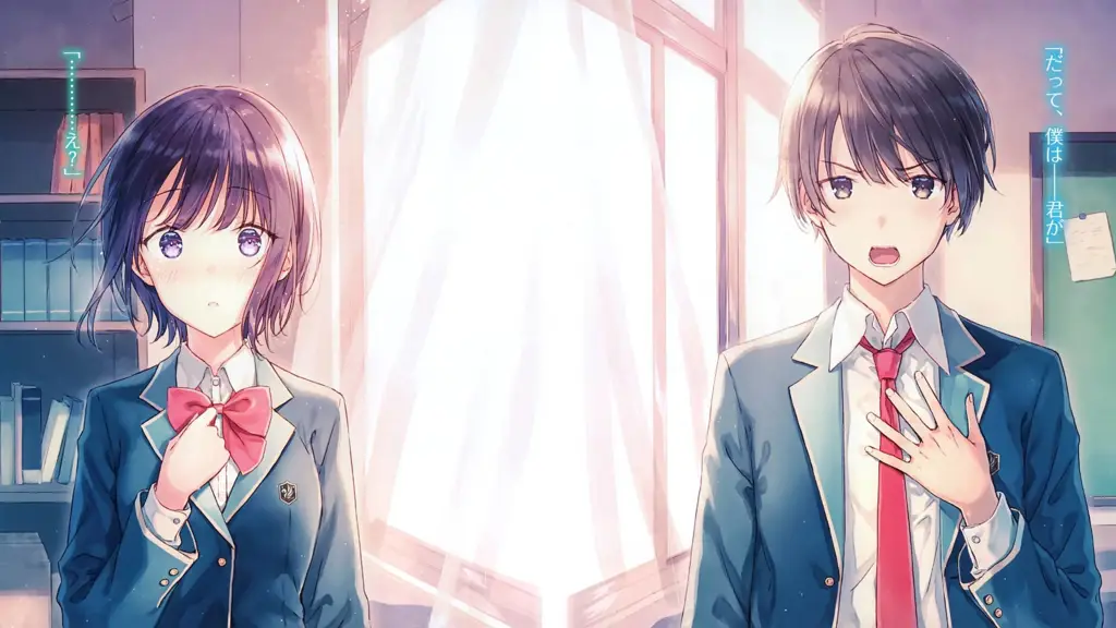 Pasangan Anime Sekolah: Manis dan Menggemaskan Pasangan anime sekolah yang lucu dan menggemaskan