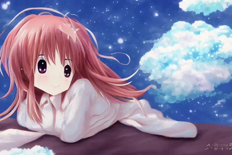 Anime yang menenangkan untuk menemani berbuka puasa Gambar gadis-gadis anime yang sedang bersantai