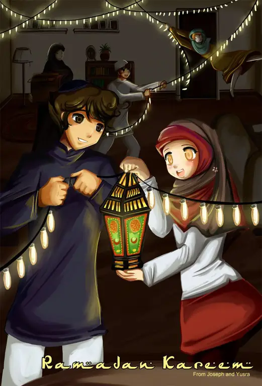 Gambar animasi ucapan selamat Ramadhan