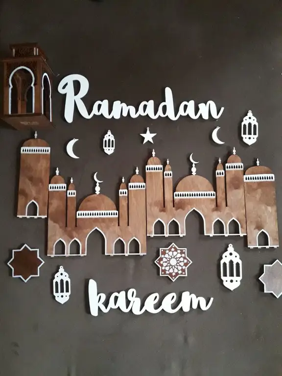 Suasana Ramadan yang Damai Gambar dekorasi ramadan yang indah
