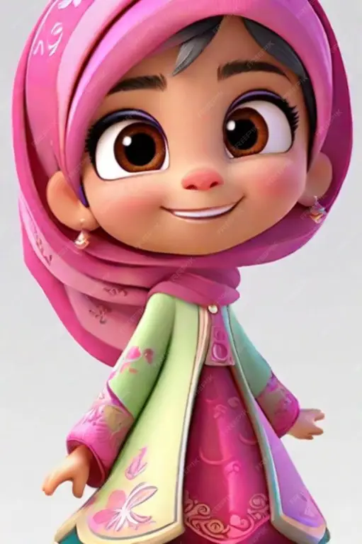 Contoh karakter anime yang bernilai positif Karakter animasi Islami