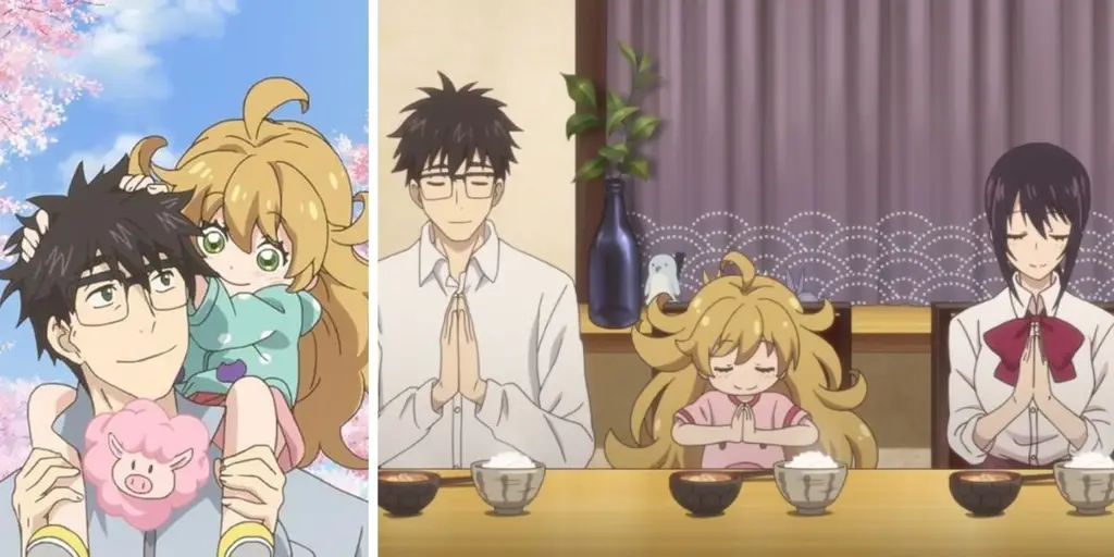 Menikmati Waktu Bersama Keluarga Gambar keluarga menonton anime bersama