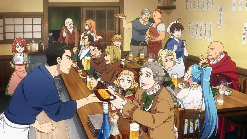 Memasak Bersama Keluarga Gambar adegan anime yang menampilkan proses memasak