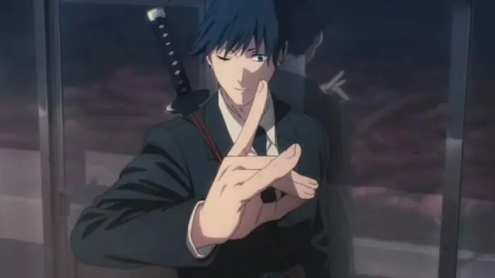 Aksi para cowok ganteng Karakter cowok ganteng dalam pose aksi anime