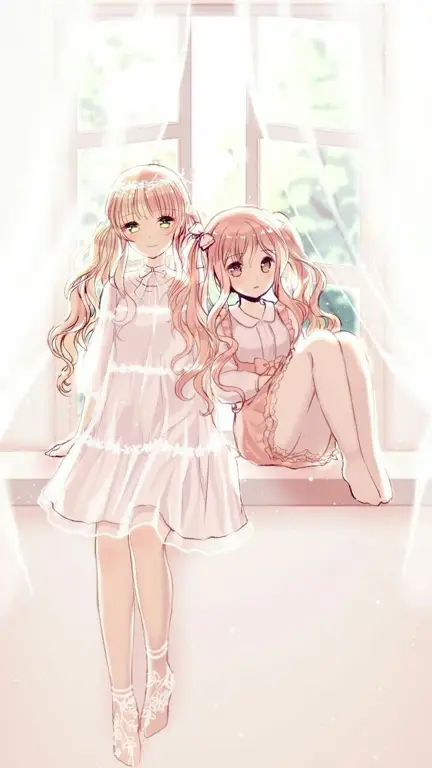 Persahabatan yang hangat dalam anime slice of life Gambar gadis-gadis anime yang sedang berkumpul