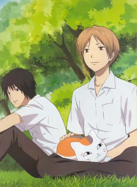 Kehidupan sehari-hari Natsume dan para Youkai Gambar pemandangan dari anime Natsume's Book of Friends