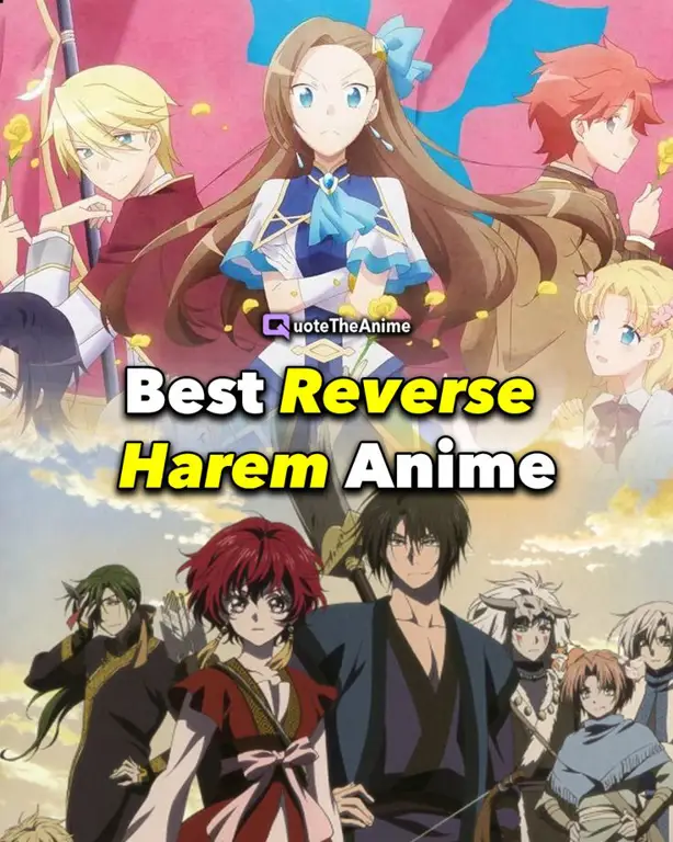 Karakter Anime Reverse Harem yang Menarik Gambar karakter-karakter ganteng dari anime reverse harem