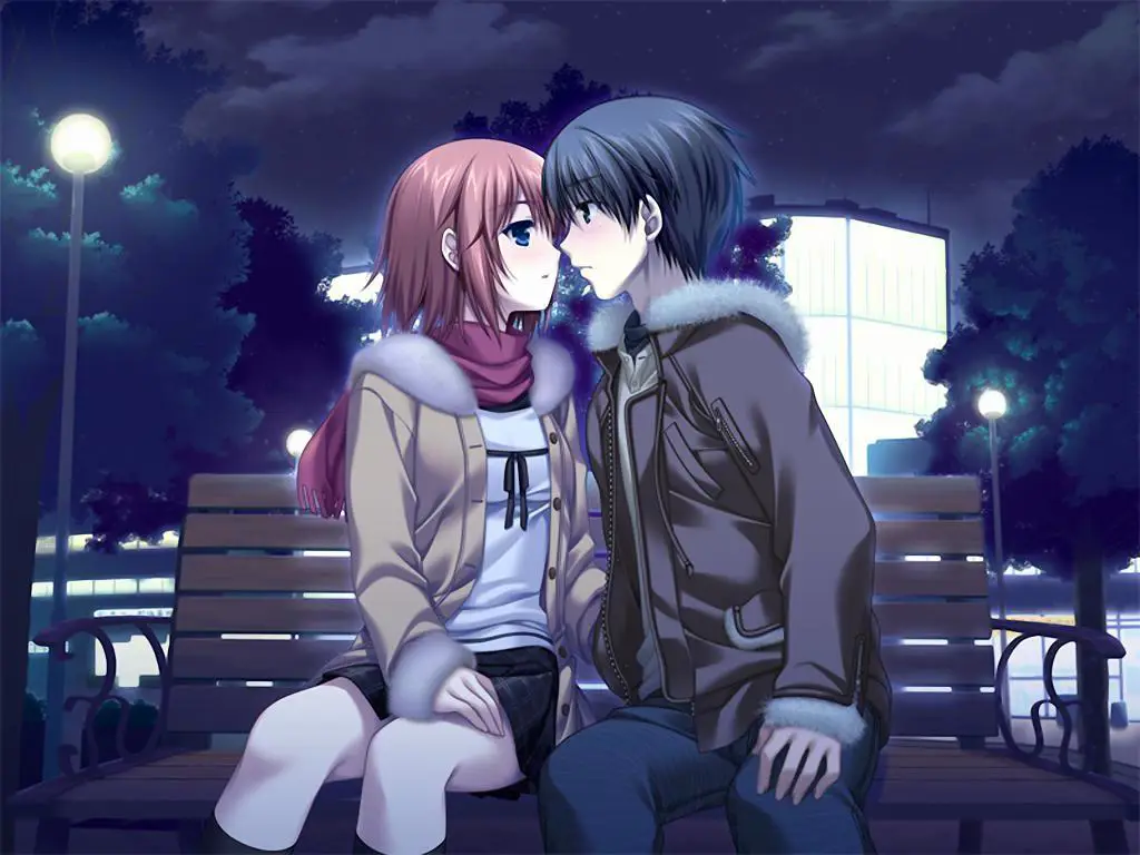 Adegan romantis dalam anime reverse harem Adegan romantis dalam anime