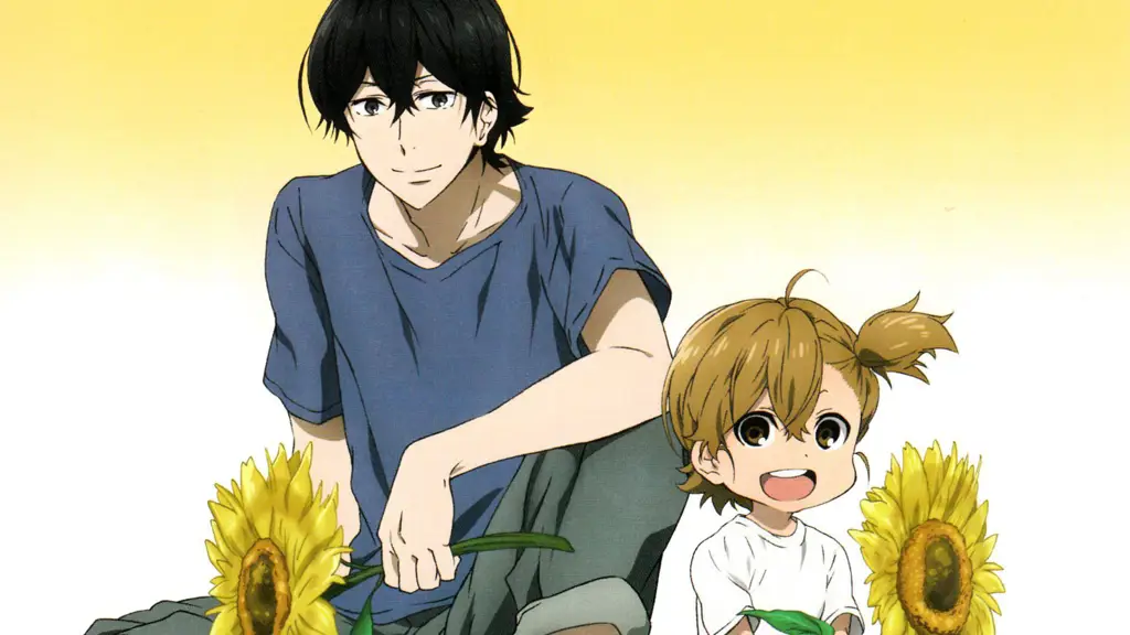 Pemandangan indah pulau tempat tinggal Handa Seishu di anime Barakamon