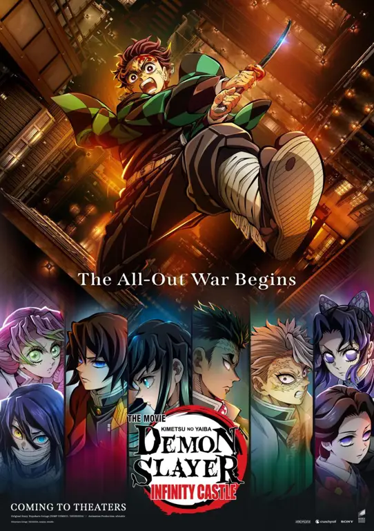 Pertempuran epik dalam Demon Slayer Gambar Demon Slayer