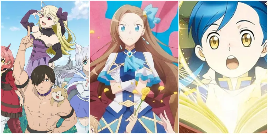 Berbagai macam dunia fantasi dalam anime Isekai Kompilasi berbagai adegan dari anime Isekai